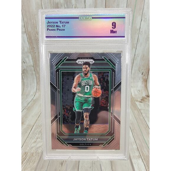 2022 Panini Prizm Jayson Tatum CCG 9 Silver /49 Celtics - Picture 1 of 5